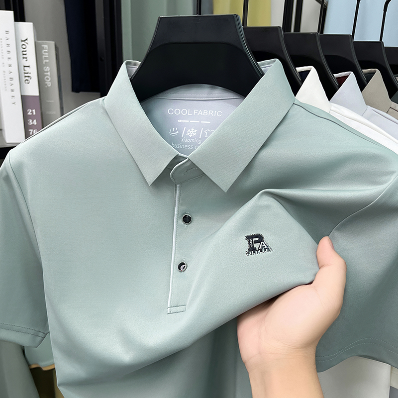 Polo Shirt Pique - High end brand ice silk short
