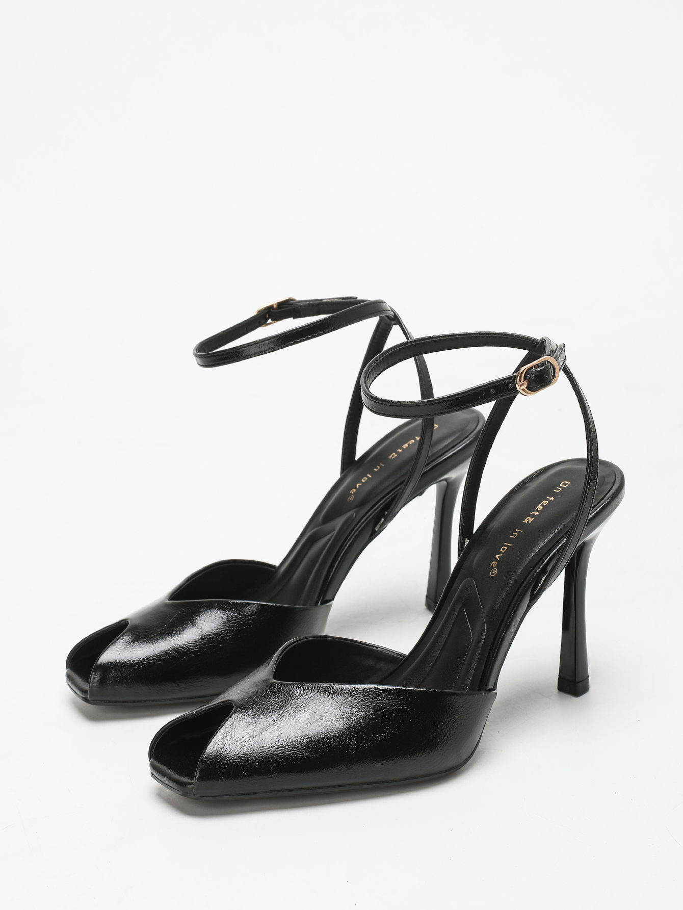 Chic Square-Toe Leather Peep-T – Casual Sandal Leather Bewertung und Preis