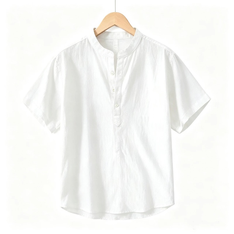 Summer Mens Short Sleeve Shirt – Linen Shirt Breathable Bewertung und Preis