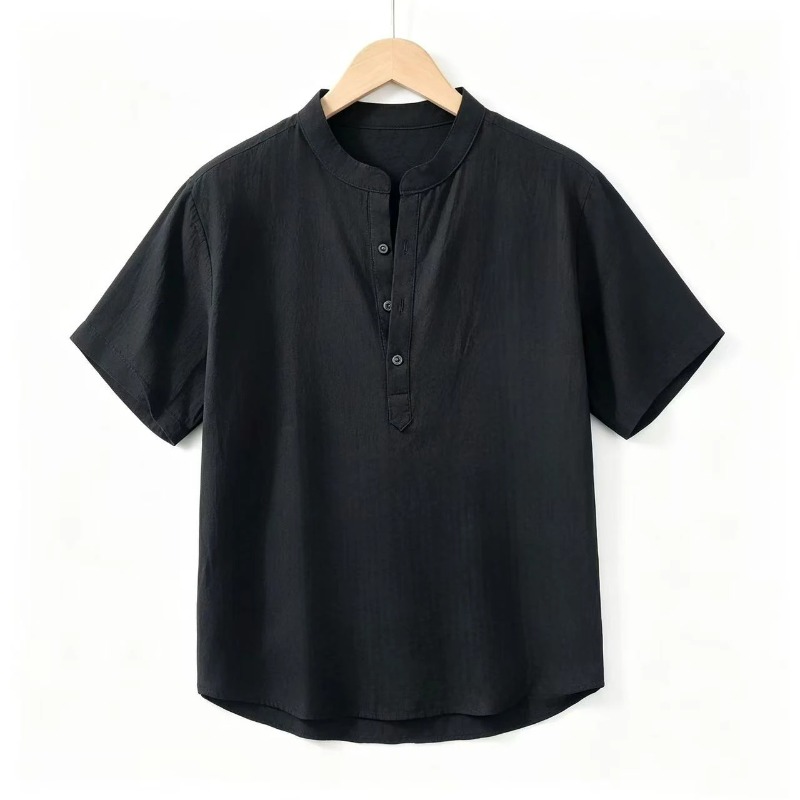 Summer Mens Short Sleeve Shirt – Linen Shirt Breathable Bewertung und Preis