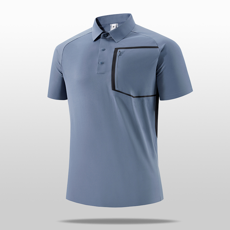 Summer new ice silk POLO shirt – Polo Shirt Pique Bewertung und Preis