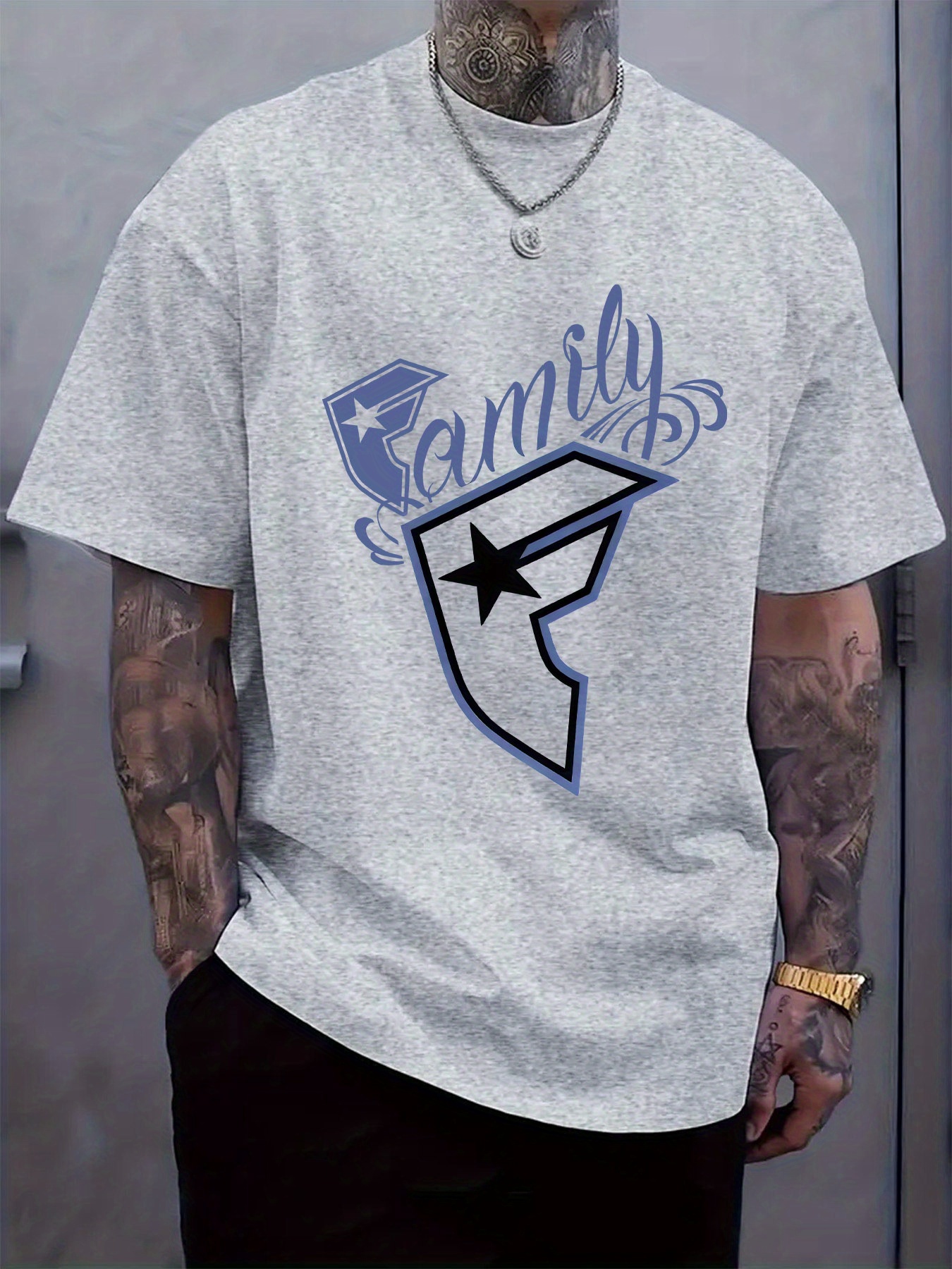 Men's Casual T-Shirt Family Gr – Tee Graphic Print Bewertung und Preis