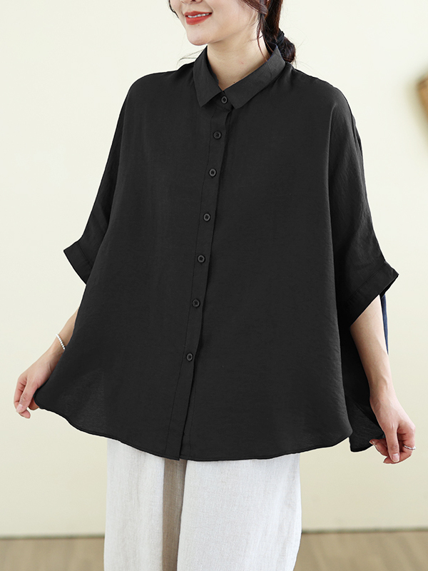 Loose Fit Cotton Linen Batwing – Linen Shirt Breathable Bewertung und Preis