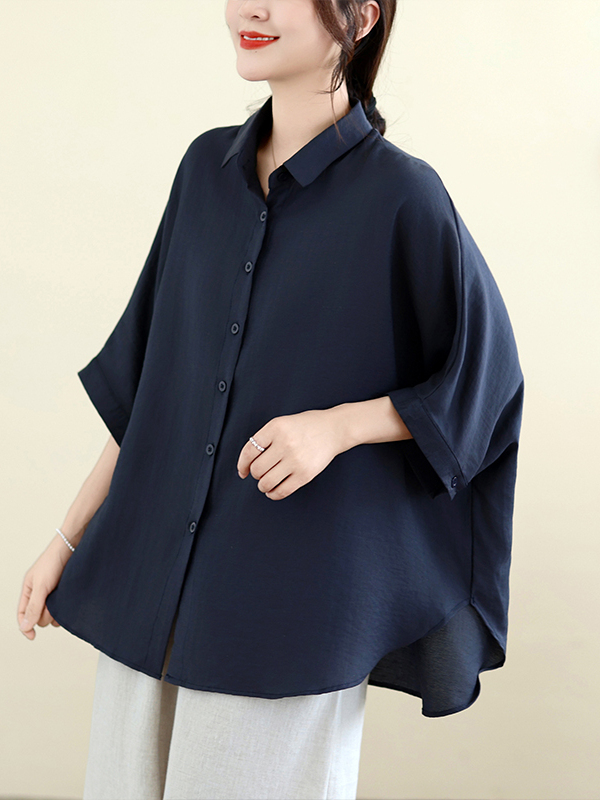 Loose Fit Cotton Linen Batwing – Linen Shirt Breathable Bewertung und Preis