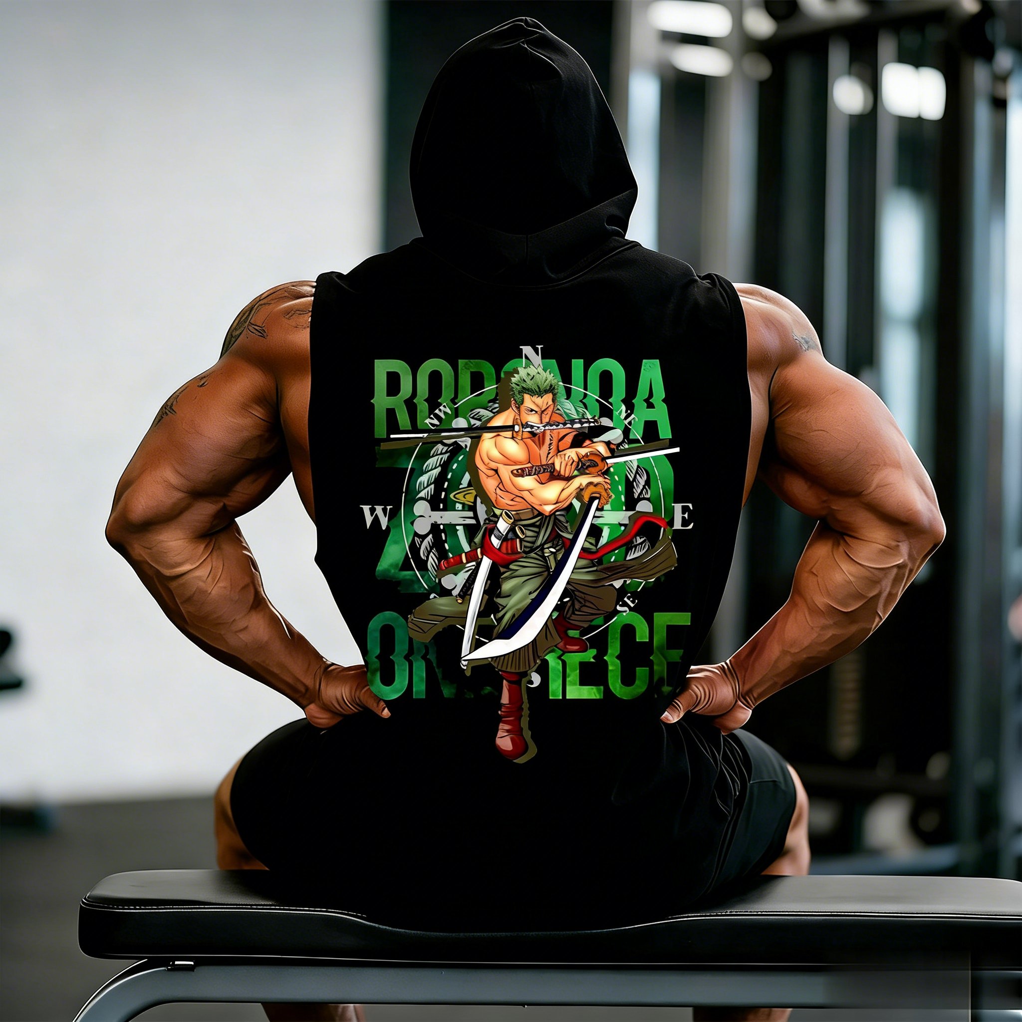 One Piece Zoro Roronoa Anime W – Tank Top Muscle Bewertung und Preis