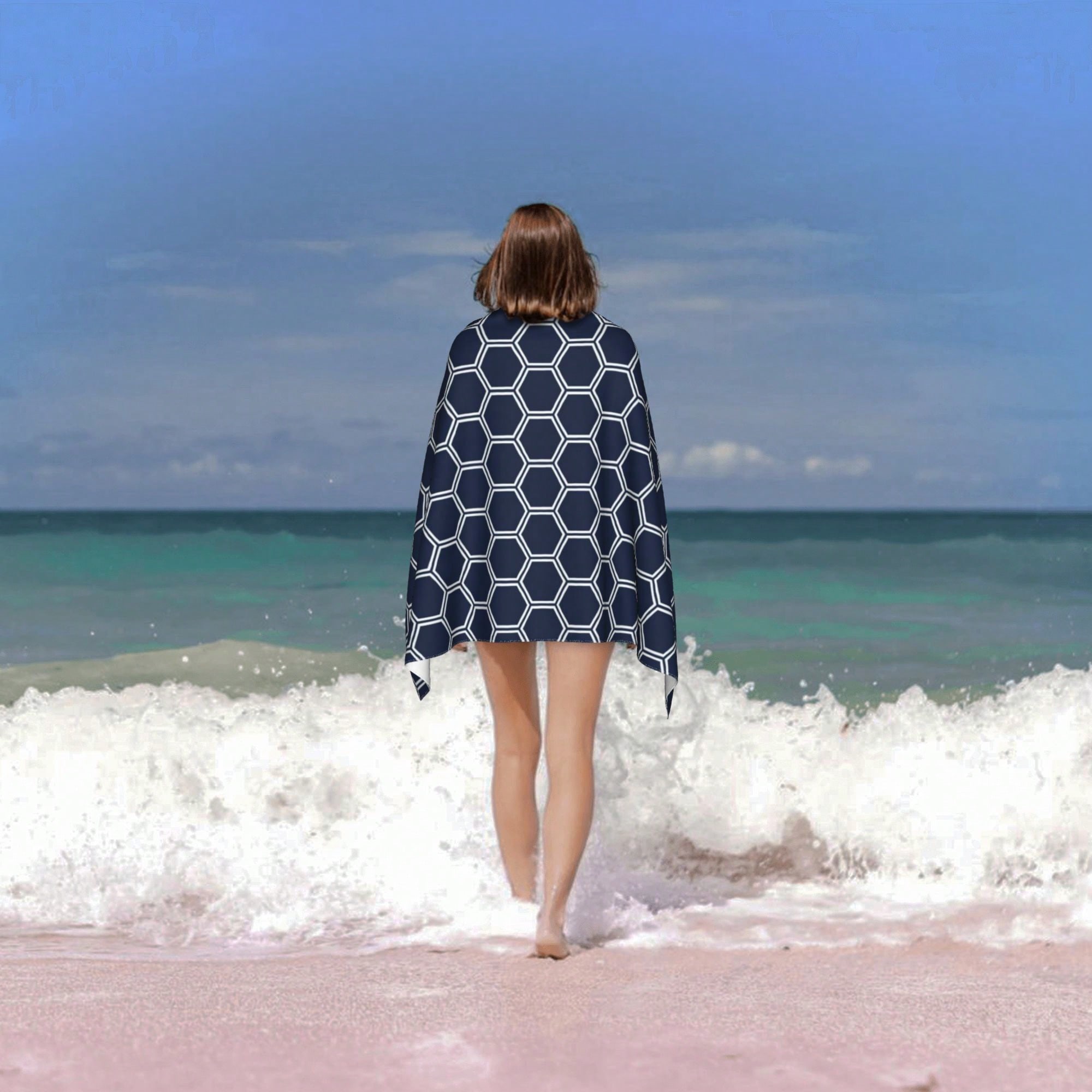 Geometric Pattern Cla1ssic StY – Beach Towel Large Bewertung und Preis