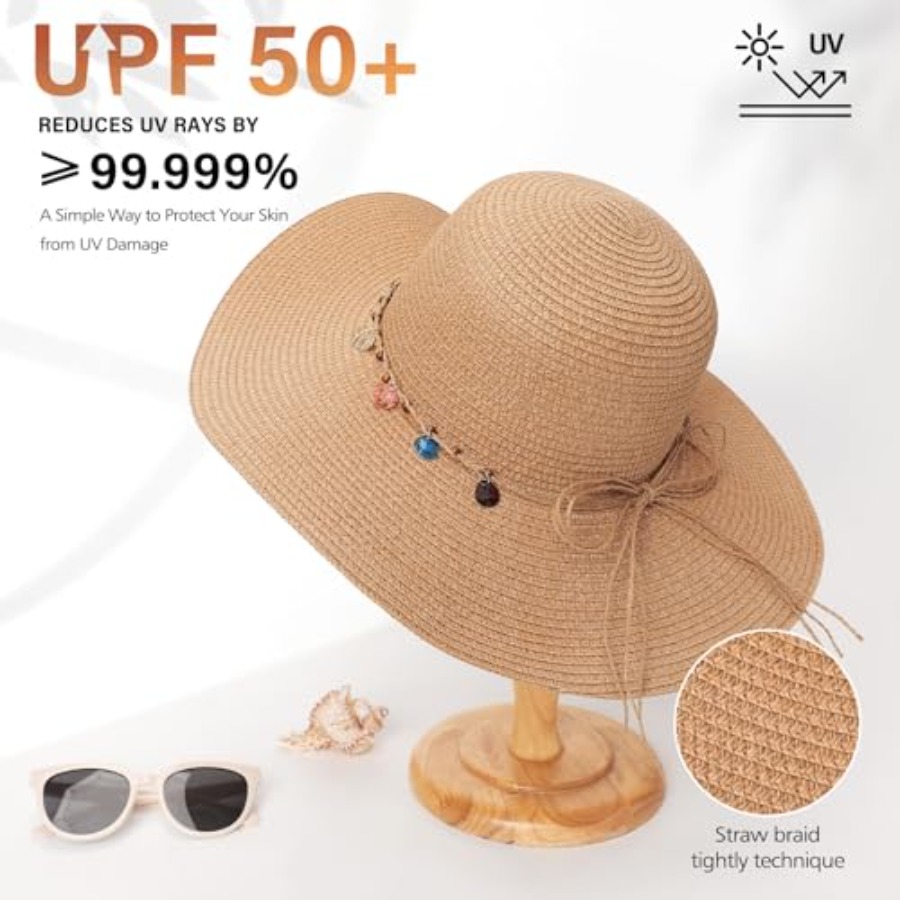 Trifabricy Beach Sun Straw Hat – Packable Hat Nylon Bewertung und Preis