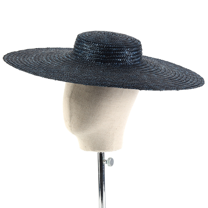 15cm Wide Brim Straw Hat Flat  – Bucket Hat Straw Bewertung und Preis