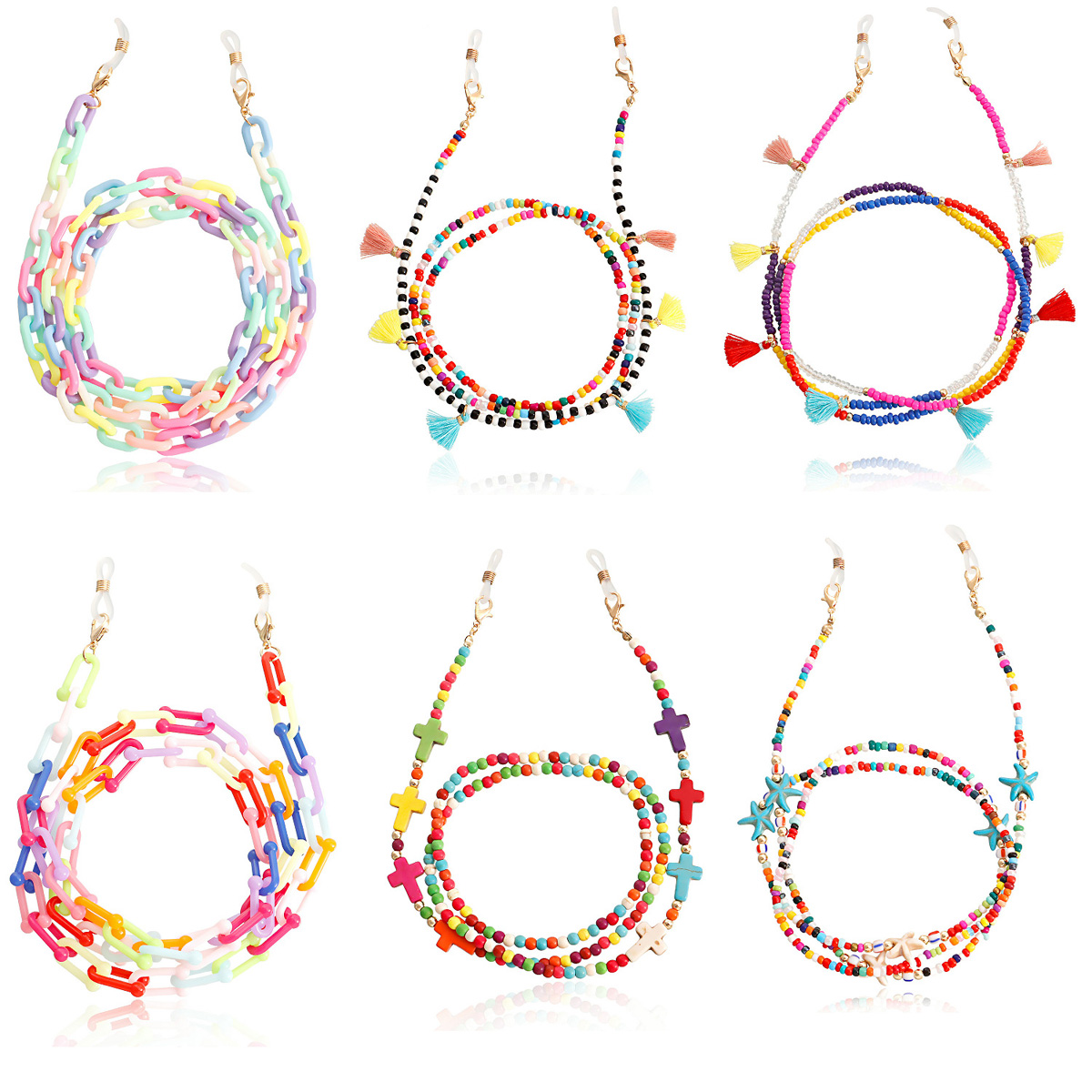 New Fashion Glasses Chain Dual – Sunglass Retainer Cord Bewertung und Preis