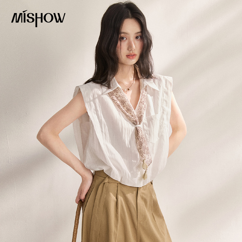 MISHOW Relaxing Sleeveless Col – Shirt Camp Collar Bewertung und Preis