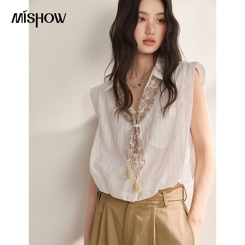 MISHOW Relaxing Sleeveless Col – Shirt Camp Collar Bewertung und Preis