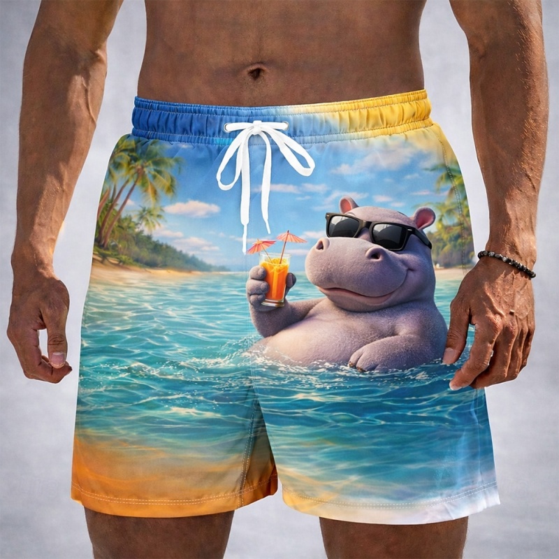Funny Vacation Animal Graphic  – Trunks Board Surf Bewertung und Preis