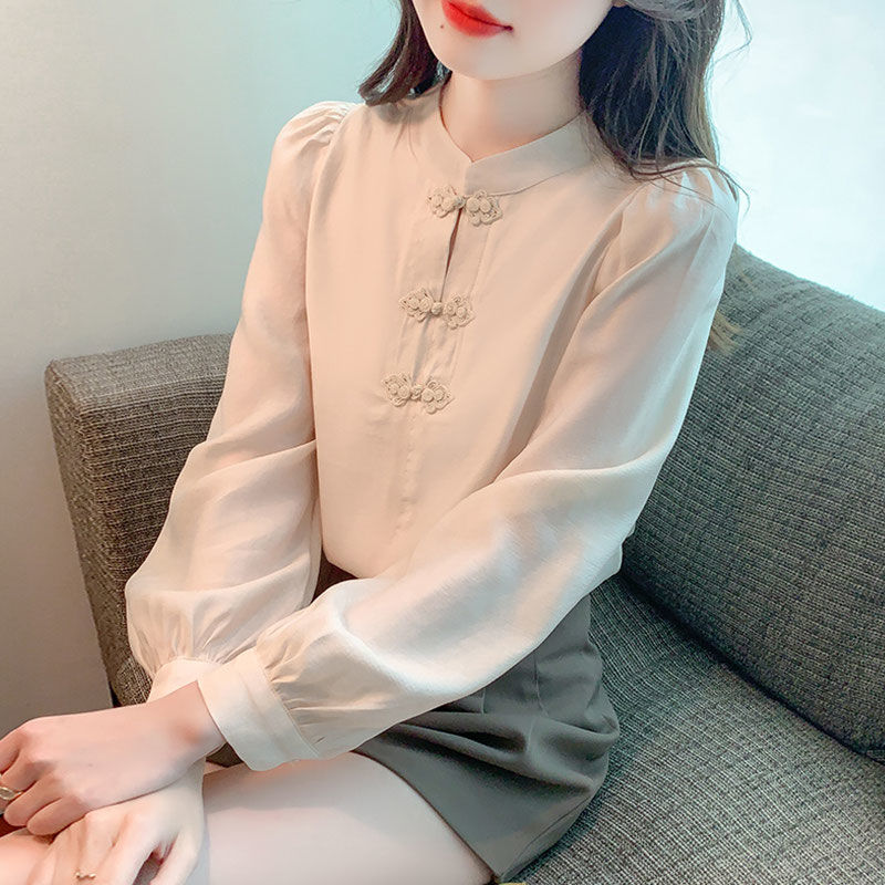 New Chinese Style Stand Up Col – Shirt Camp Collar Bewertung und Preis