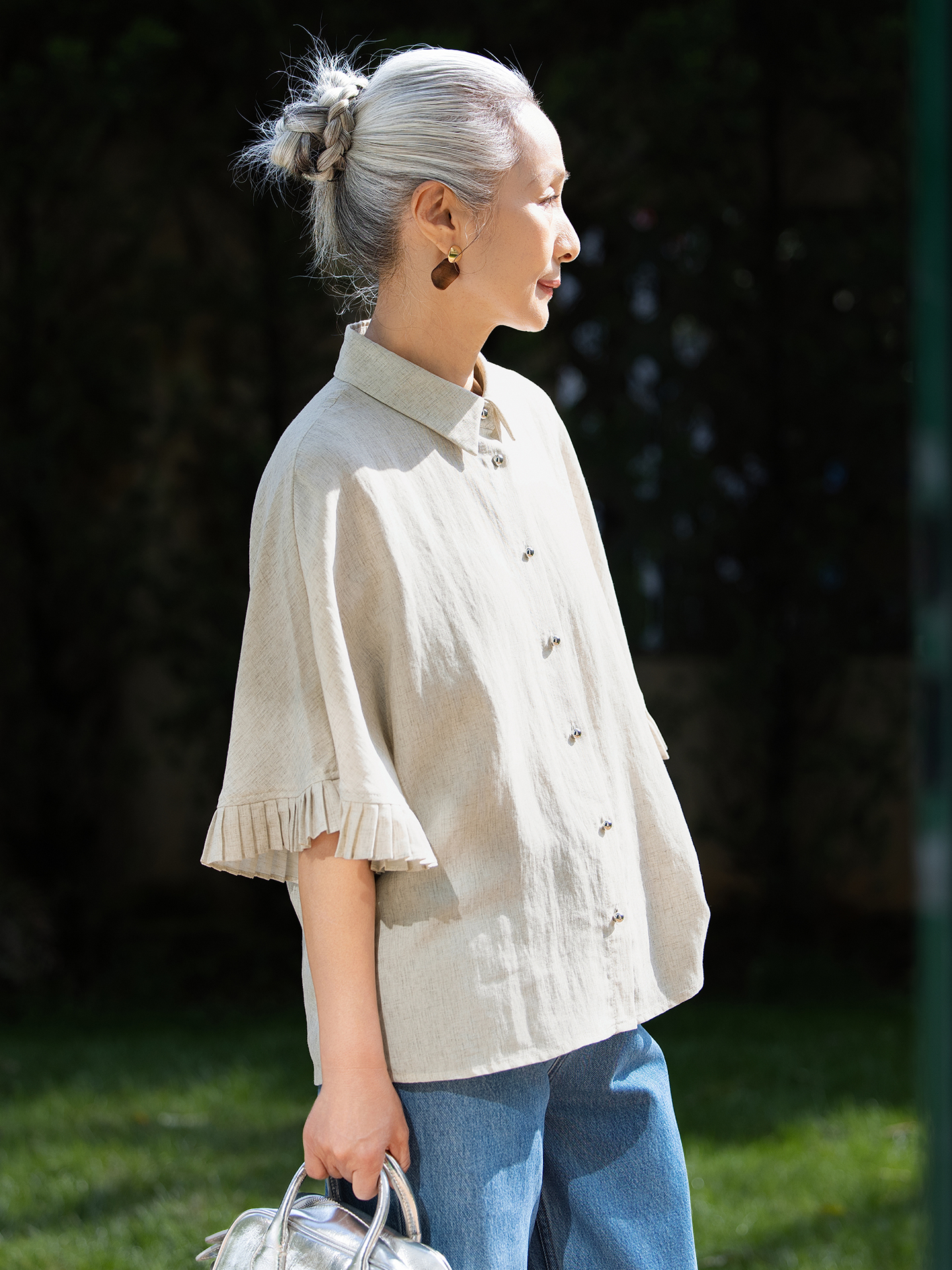 Muzhi Linen Short Sleeve Shirt – Linen Shirt Breathable Bewertung und Preis