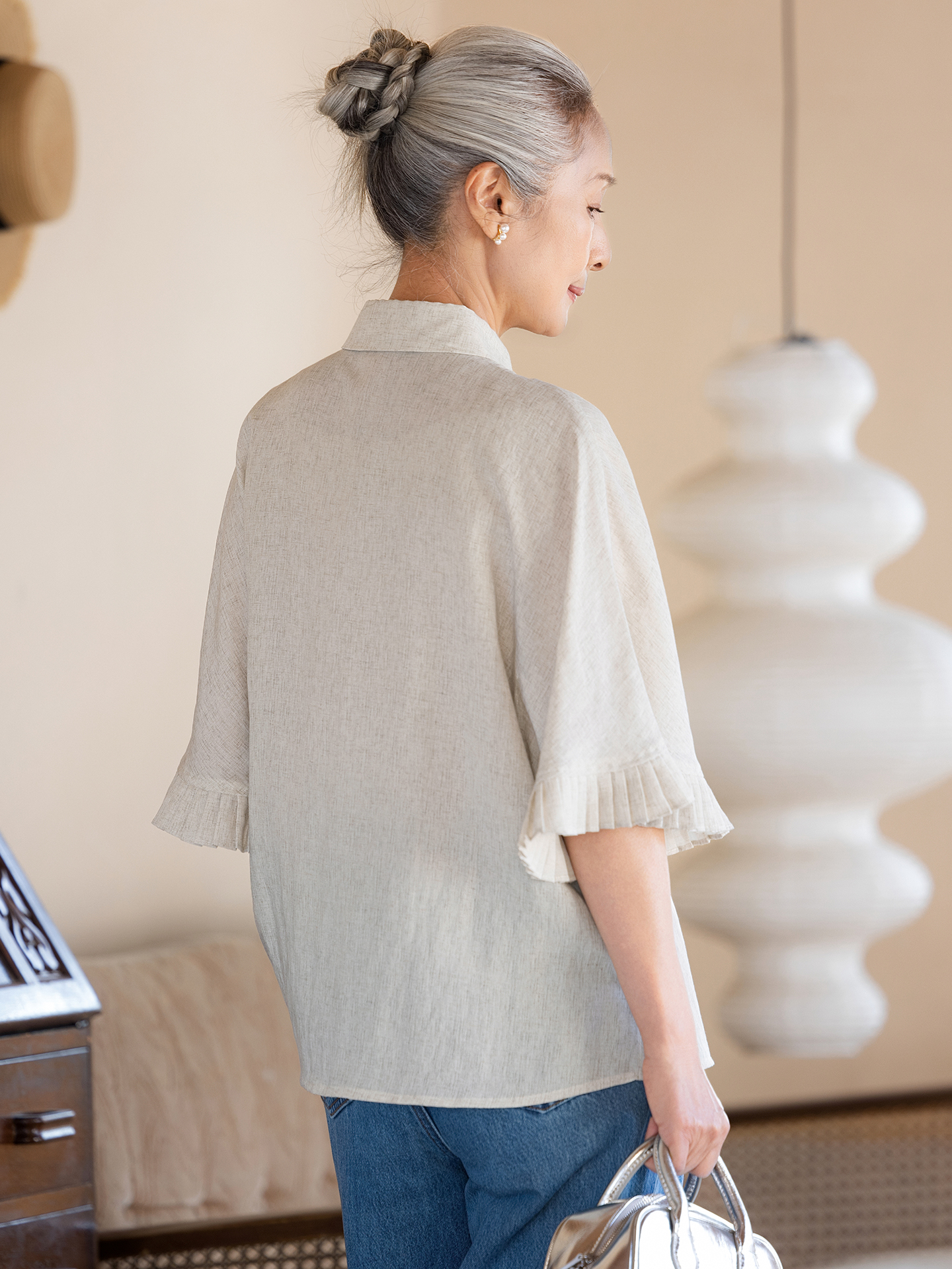 Muzhi Linen Short Sleeve Shirt – Linen Shirt Breathable Bewertung und Preis