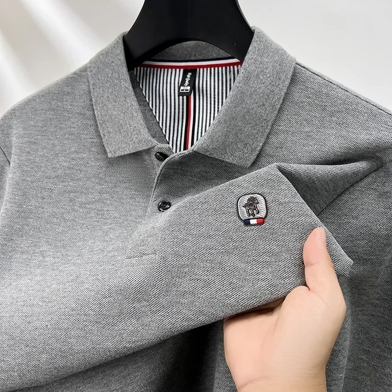 Cotton polo shirt men's long s – Polo Shirt Pique Bewertung und Preis