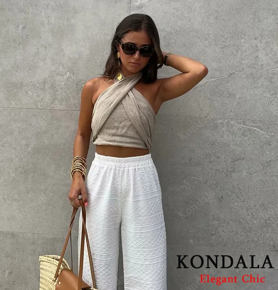 KONDALA Sexy Casual Crossover  – Short Linen Drawstring Bewertung und Preis