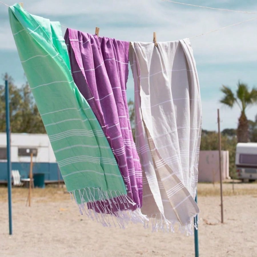 Turkish Beach Towel With Trave – Beach Towel Large Bewertung und Preis