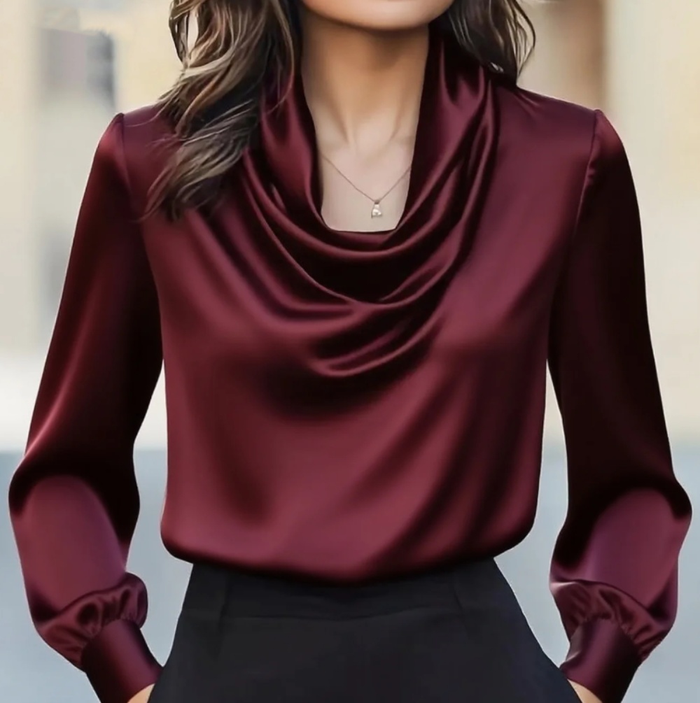 Autumn fashion elegant tempera – Shirt Camp Collar Bewertung und Preis