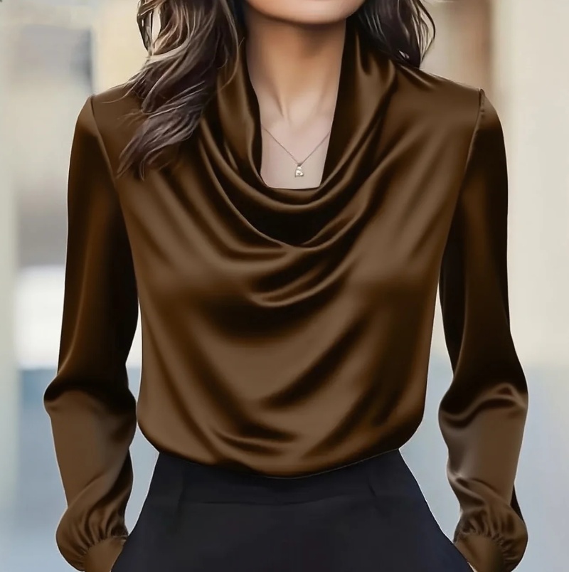 Autumn fashion elegant tempera – Shirt Camp Collar Bewertung und Preis
