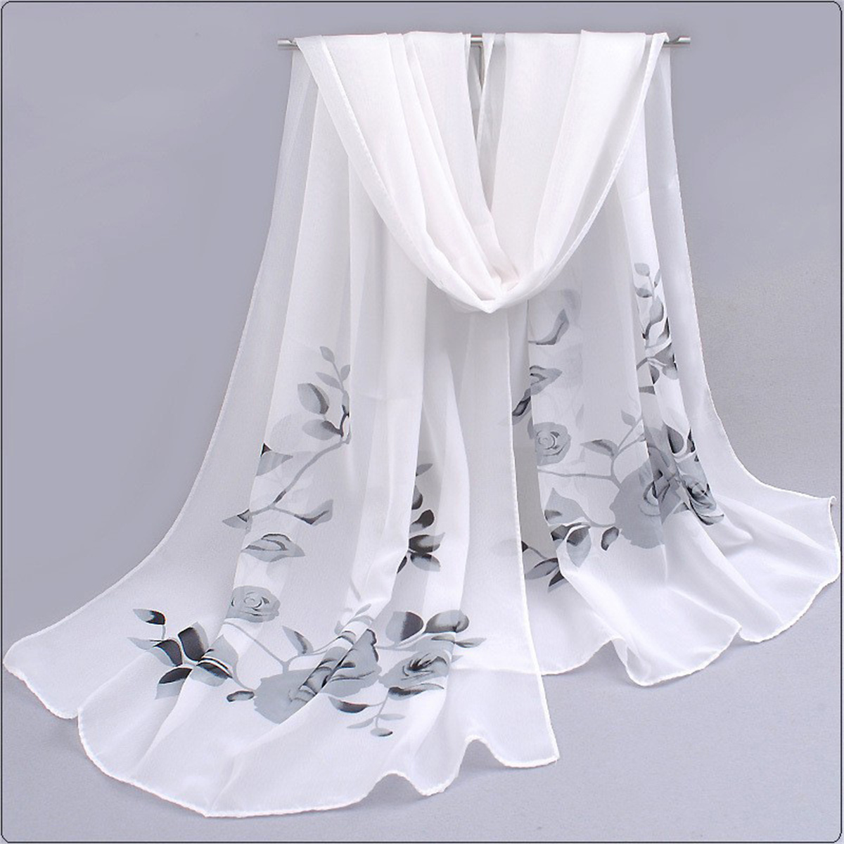 1pcs Chiffon Scarf Simple Eleg – Beach Towel Large Bewertung und Preis