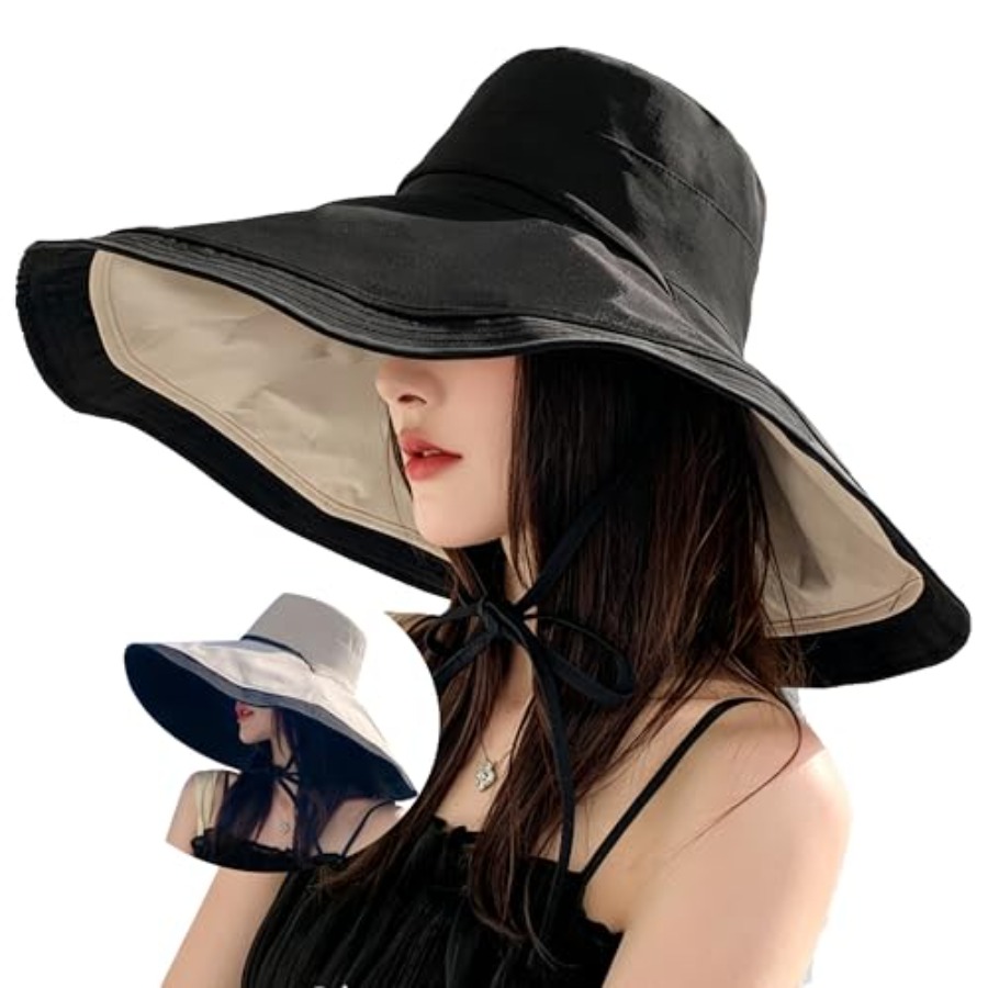 Extra Wide-Brim Sun Hats Women – Packable Hat Nylon Bewertung und Preis