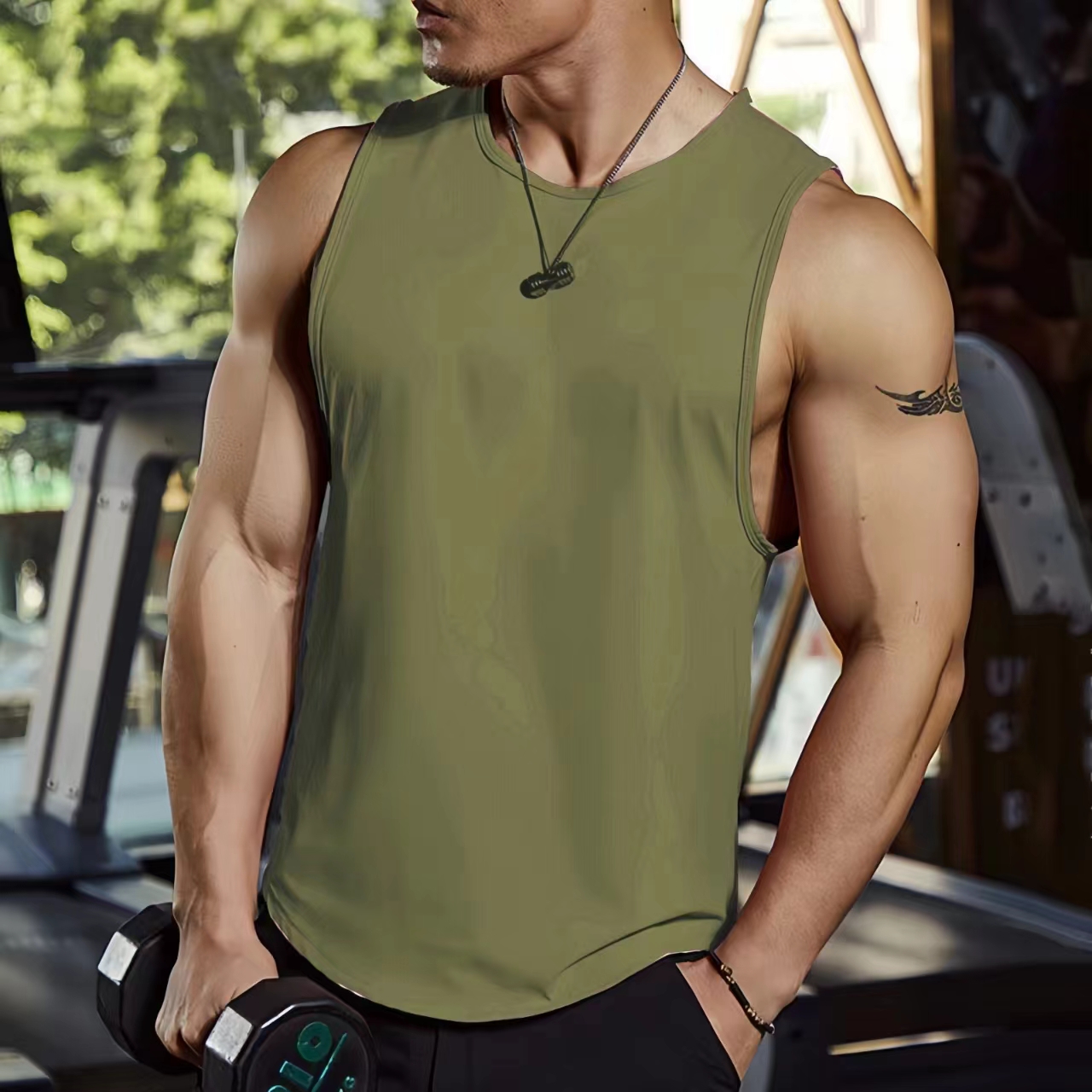 Men's Gym Clothing Summer Fitn – Tank Top Muscle Bewertung und Preis