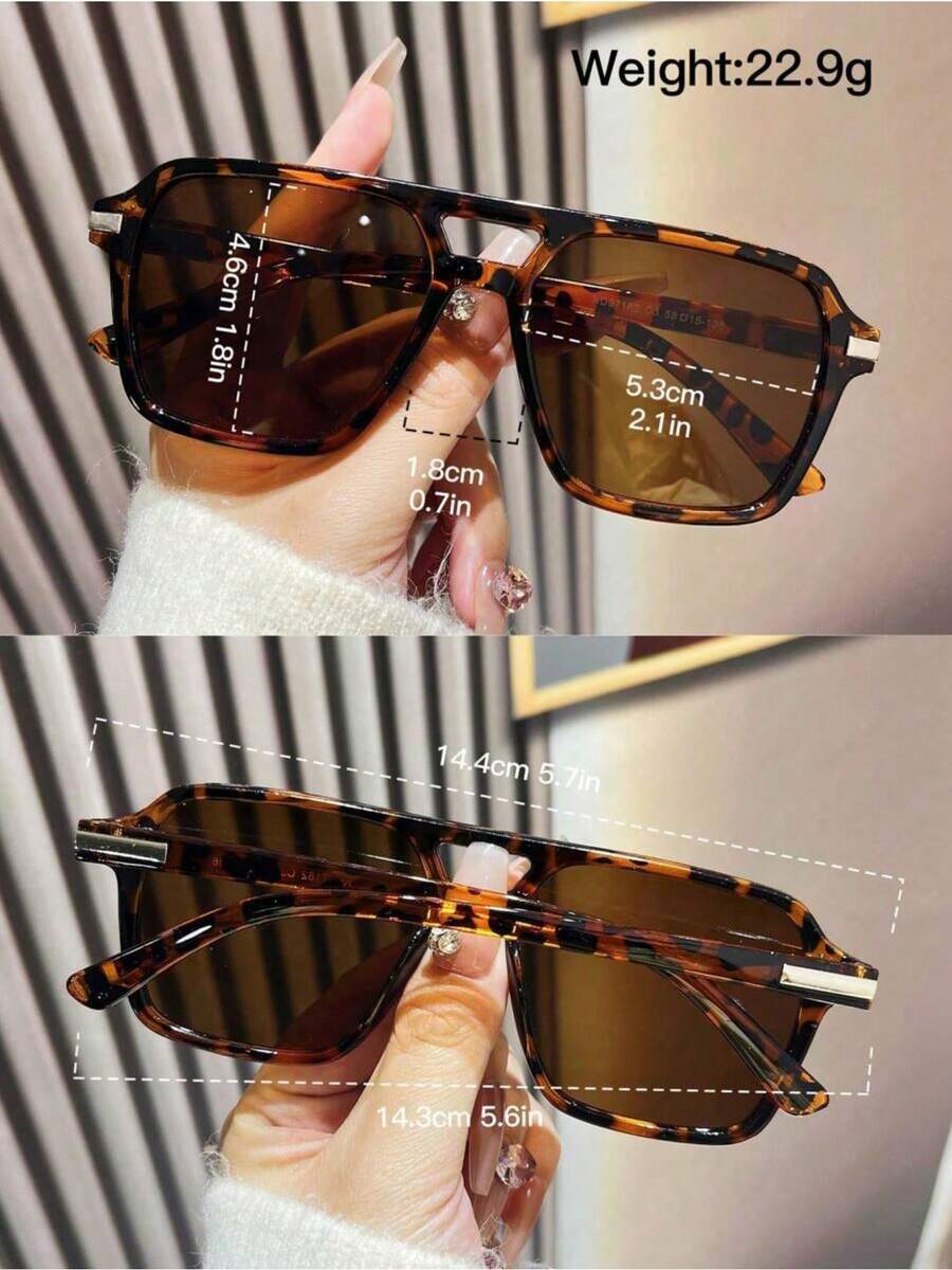 Fashion Double Bridge Aviator  – Sunglasses Aviator Polarized Bewertung und Preis