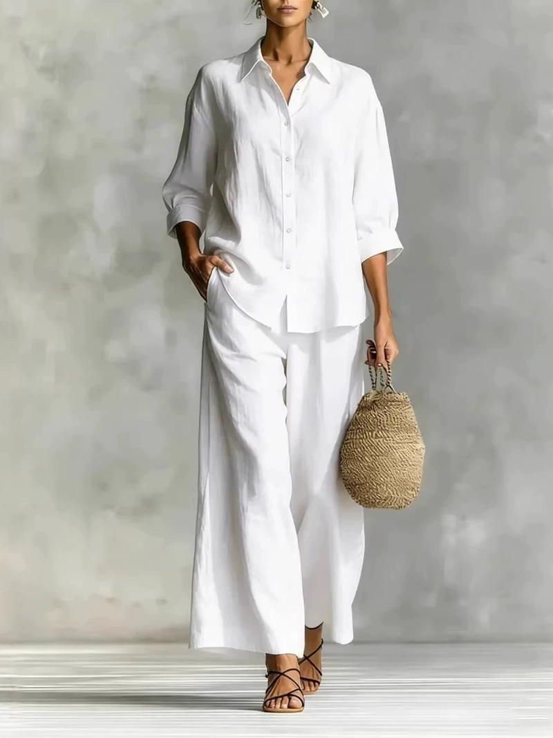 Women's New 7-Sleeve Shirt & W – Linen Shirt Breathable Bewertung und Preis