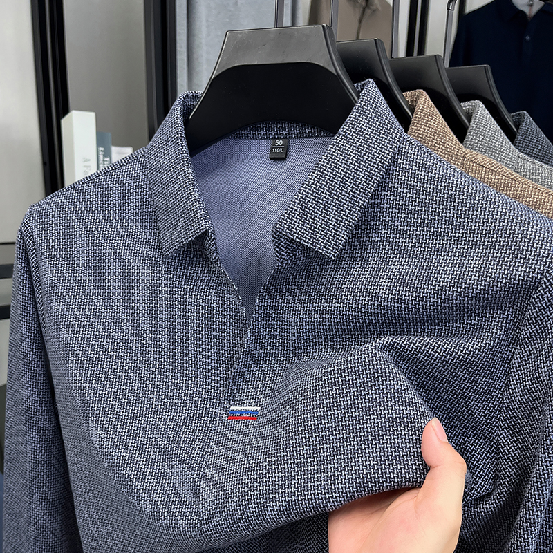 High end brand men's long slee – Polo Shirt Pique Bewertung und Preis
