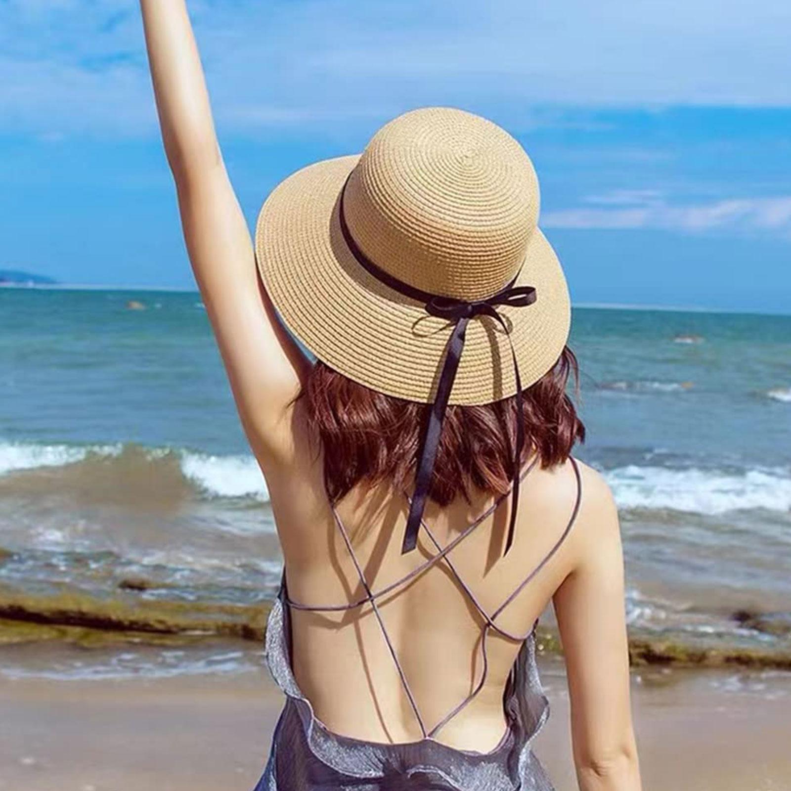 Summer Straw Hat Big Wide Brim – Bucket Hat Straw Bewertung und Preis