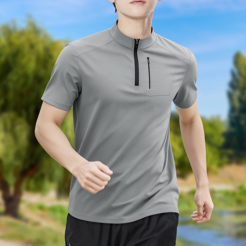 Men's Half-Zip High-Stretch Qu – Shirt Camp Collar Bewertung und Preis