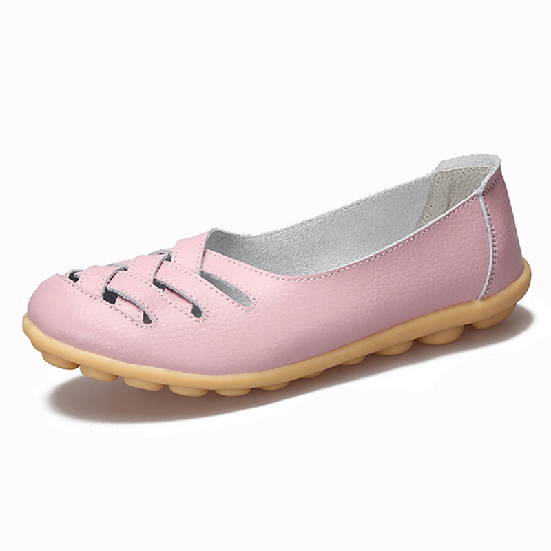 Genuine Leather Women's Shoes  – Espadrille Slip On Bewertung und Preis