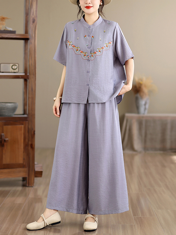 Embroidered Cotton Linen Short – Linen Shirt Breathable Bewertung und Preis
