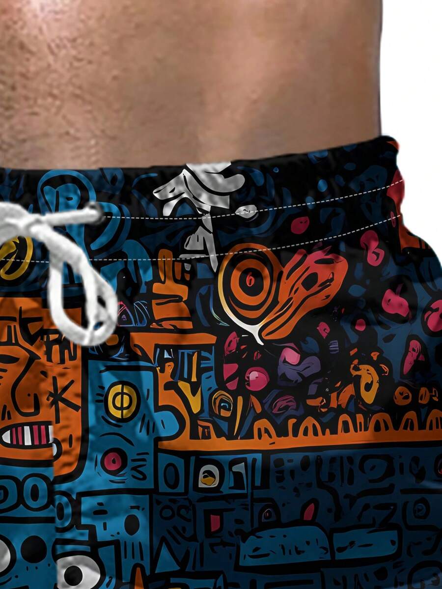 Mens Beach Shorts 3D Digital P – Swim Trunk Quick Dry Bewertung und Preis