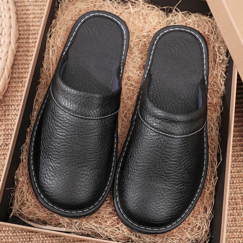 Home Leather Slippers Men and  – Flip Flop Leather Men Bewertung und Preis