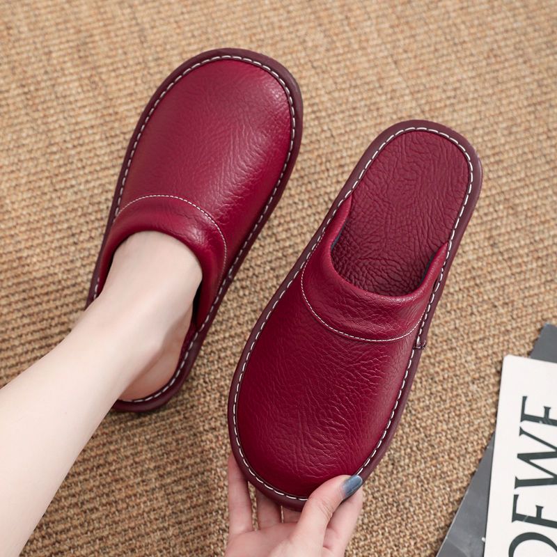 Home Leather Slippers Men and  – Flip Flop Leather Men Bewertung und Preis