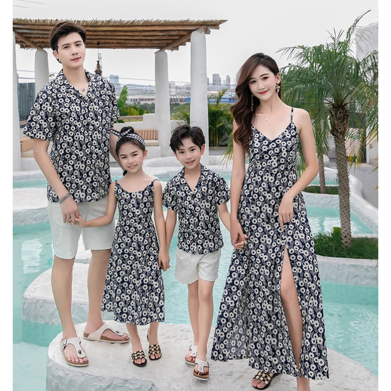 Family Matching Outfit Floral  – Resort Shirt Floral Bewertung und Preis