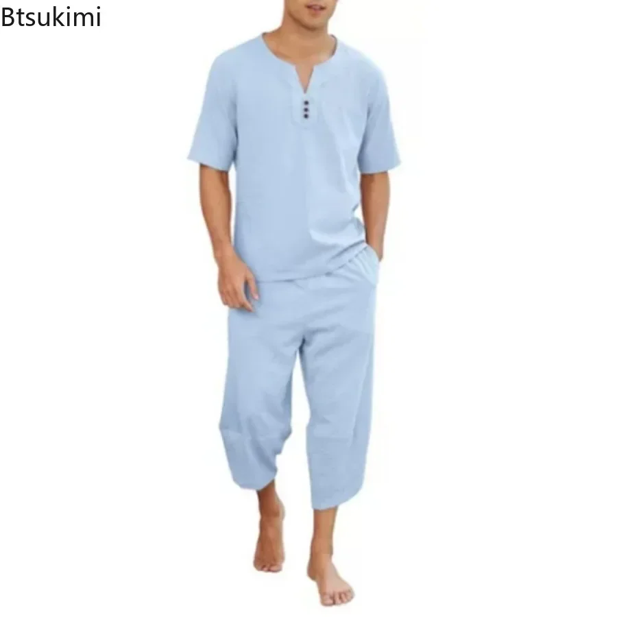 2026 Men's Hip Hop Cotton Line – Short Linen Drawstring Bewertung und Preis