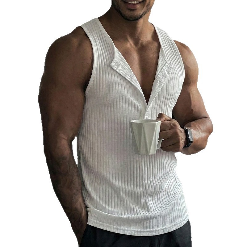 Sporty Tank Top Solid Color Cr – Tank Top Muscle Bewertung und Preis